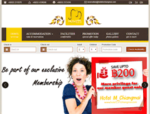 Tablet Screenshot of hotelmchiangmai.com